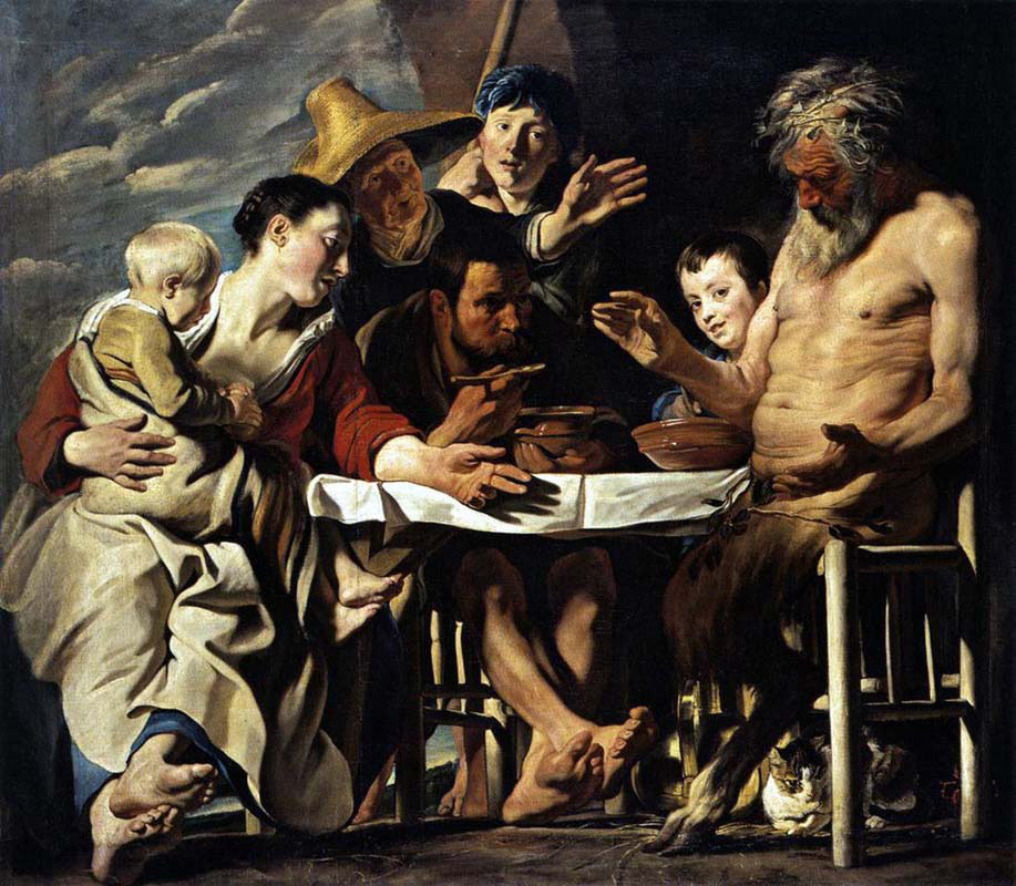 Satyr with the Peasant
